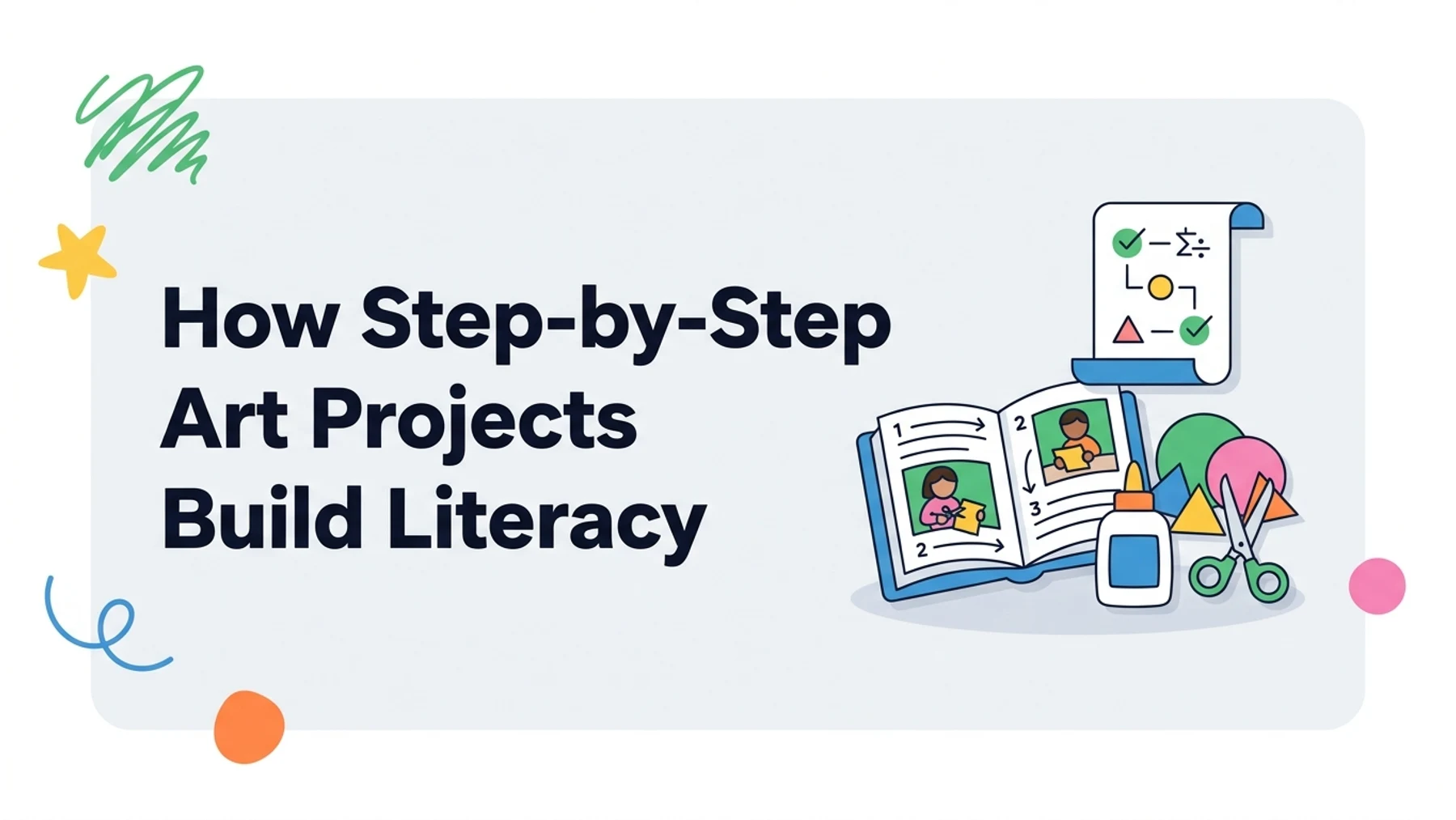 How Step-by-Step Art Projects Build Literacy in Grades 1–3