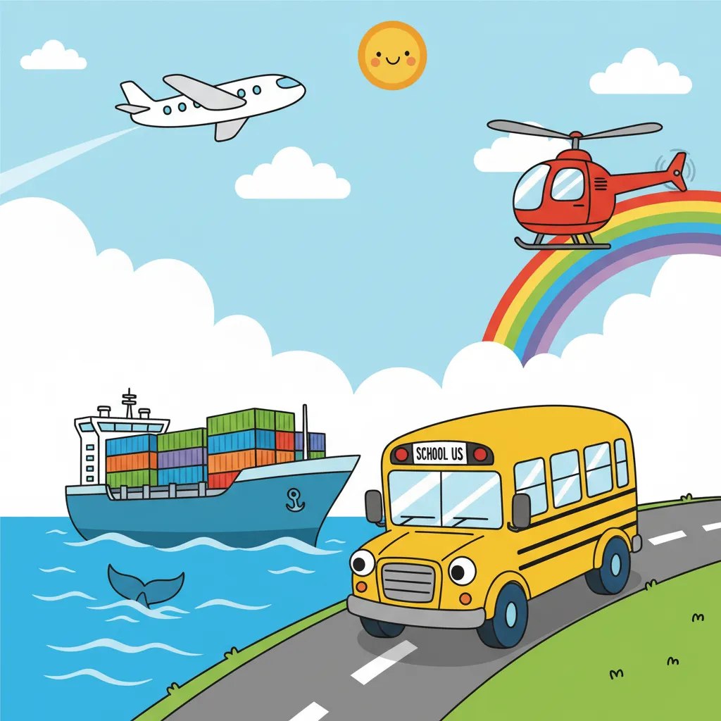 Tema: Medios de transporte